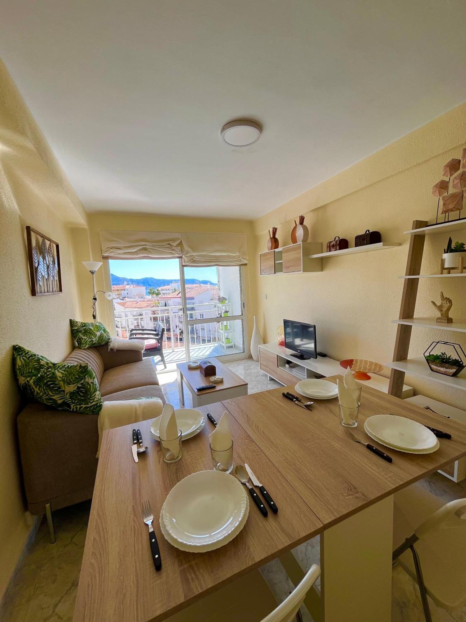 Wonderful Flat With Seaview In Nerja Leilighet Eksteriør bilde